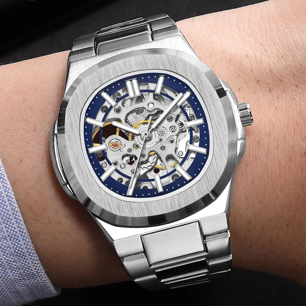 Watch Skeleton Blue